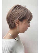 ノク(nok)&nbsp;耳掛けショート_丸みショート無造作カールヘルシーレイヤー