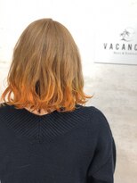 バカンス(VACANCES)&nbsp;ミルクティーベージュ　オレンジエンド