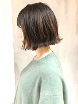 アルバム 新宿(ALBUM SHINJUKU)&nbsp;カーキベージュ_ハイライトカラーセミウェットウェーブ_ba274331