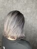 ★【バレイヤージュカラー】　ミディアム向け　￥21900～