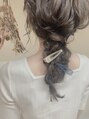 ロカ バイ ティアトロ ヘア サロン(ROCA by teatro hair salon) ゆるい編みおろしスタイル！お呼ばれスタイルにも合うアレンジ！