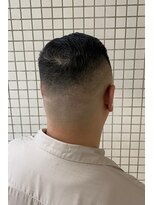 エヌドットバーバー ヒロオ(N.BARBER HIROO)&nbsp;フェードカット　サイドパート　ハードパート　＜広尾/恵比寿＞