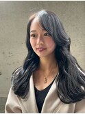 秋冬トレンド 色気溢れるくびれミディアム