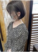ふんわりボブ*ブリーチ無しアッシュグレージュcolor*Bambi松平愛