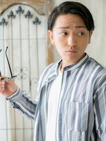 トニーアンドガイメン ホテル京阪仙台店(TONI&GUY MEN) 暗髪七三オールバックセミウェットヘア/仙台/20代30代40代d