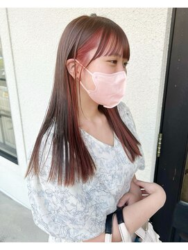 ブランココ(BlanCoCo) ブラウン×インナーピンク