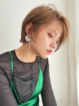 エース (ACE) ACE 横浜 キャラメルブラウン×大人っぽショート