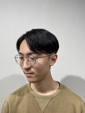 レンゲン(LENGEN) 束感刈り上げビジネス七三ツーブロックアップバング１２３４