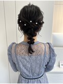 お呼ばれアレンジ編み下ろし