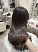 トリートメント/髪質改善/縮毛矯正/ブラウン/艶髪/20代/30代