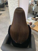 リーオオサカ(Lee Osaka)&nbsp;ブルーブラックオリーブブラウン×髪質改善トリートメント
