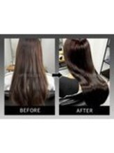 大事なのは1度の施術で完璧を目指すのではなく、長い期間をかけて【髪質改善】できることが重要!