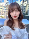 ことりベージュミルクティーベージュシースルーカラー大人可愛い