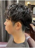 無造作マッシュ、刈り上げマッシュ、マッシュパーマ
