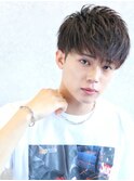 ツーブロックマッシュ流行束感韓流爽やかメンズショート
