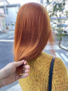 ランデブー(Rendez-vous) オレンジ￥ダブルカラー￥ブリーチ【堺市￥浅香山】