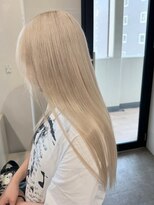 ユウル 横浜(juhl.)&nbsp;アイボリー/ミルクティーカラー/ケアブリーチ/ダブルカラー/横浜