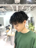 スイ 松戸(SUI)&nbsp;刈り上げマッシュ×ツイストスパイラル【松戸/メンズ】