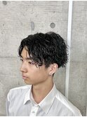 メンズ 波巻スパイラルパーマ