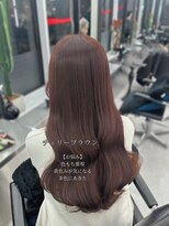 アルドーレフィエロ シンサイバシ(Ardore fiero shinsaibashi)&nbsp;チェリーブラウン☆ブリーチなしカラー【小山田繭】