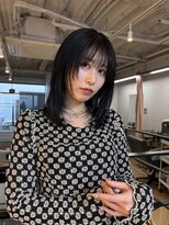 ヌープヘアーアイス(NUUP.hair ici)&nbsp;10代20代30代大人可愛い韓国風シースルーバングくびれへア