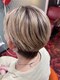 上町美容室の写真/大人の上質ヘアカラーで自分を表現♪色持ちの良さとツヤ感UPで、大人女性にもおすすめ！