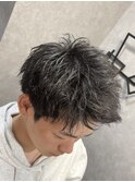 スパイキーショートパーマ