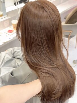 ジーナ 名駅(XENA.) 【haru】アプリコットベージュ/ブラウン/ベージュ/透明感カラー