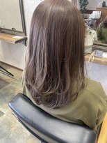 ブランブラン(Blanc blanc)&nbsp;オリーブベージュ×レイヤーカット