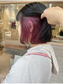 ラベンダーピンク/インナーカラー/ボブ/SYUK高円寺【青木】