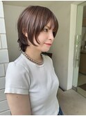 伸ばしかけショートウルフ/レイヤースタイル