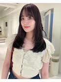 葡萄色/レイヤーカット