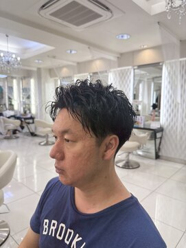 クオリス 赤塚店(QUALIS) 秋◎刈り上げアップバング爽やかビジネスショート