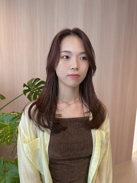 オン キャナルシティ博多前店(on) 【哉汰】レイヤーカット/ピンクブラウン/ミディアムレイヤー20代