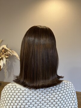 リポゾ(Riposo.) ラベンダーブラウン・切りっぱなし