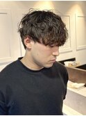メンズパーマ ニュアンスパーマ シャドウパーマ メンズマッシュ