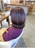 ハイライトカラーピンク