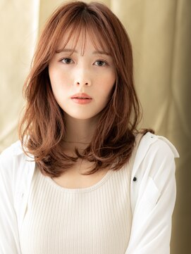 カバーヘア ブリス 志木南口駅前店(COVER HAIR bliss) ミルクティーブロンドミディアムレイヤーカットX志木30代40代