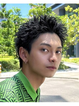 アストラ(ASTRA) MEN’S HAIR/波巻きツイストスパイラル/リバースセンターパート