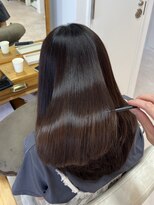 グレイン キャンバス 川崎(grain canvas.)&nbsp;ミディアムレイヤー 縮毛矯正 ケアストレート 窪田
