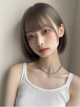 レア 銀座(Le'a) 韓国ボブレイヤーボブレイヤーボブ髪質改善ボブ20代ミニボブ