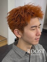 ルースト 八王子店(ROOST)&nbsp;MEN'SHAIR/スパイキーショート/ハイトーンカラー/眉毛/八王子