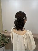 【YUCCA】ヘアアレンジ/ハーフアップ