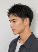 爽やかスパイキーショート×ビジネスツーブロ