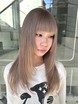 ヲタク 渋谷 代官山 恵比寿(wotaku.) ホワイトグレージュハイトーン顔まわりレイヤーケアブリーチ前髪