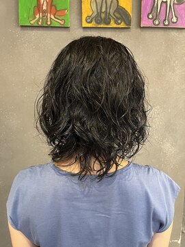 ボスコ 下北沢店(bosco) 抜け感大人ウェーブボブ