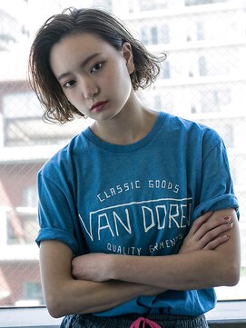 ソーコ 渋谷(SOCO) 【SUN】メンズライク☆アップバングストリートボブ