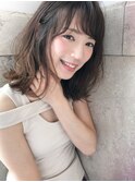 小顔カット × 鎖骨ラインミディアム