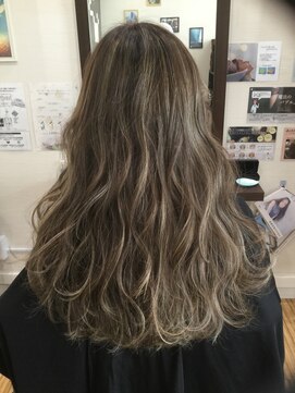 カナオア ヘアーデザイン(kanaoa hair design) エアータッチバレイヤージュロング