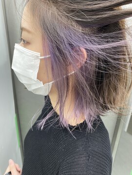 ヘッドルーム ディスティネーション(Head Room Distination) BOB インナーホワイトパープルカラー